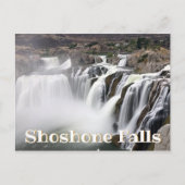 Foto van Shoshone-waterval met lange belichtingsti Briefkaart (Voorkant)