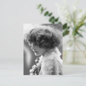  foto van Shy Girl Briefkaart (Staand voorkant)