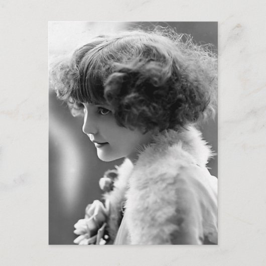  foto van Shy Girl Briefkaart (Voorkant)