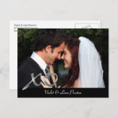 Foto van Silver XO bedankt Briefkaart (Voorkant / Achterkant)