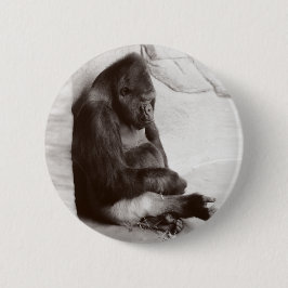 Foto van Sleeping Gorilla Ronde Button 5,7 Cm
