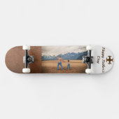 Foto van Snow Mountain Father's Day Persoonlijk Skateboard (Horizontaal)