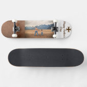 Foto van Snow Mountain Father's Day Persoonlijk Skateboard (Horizontaal)