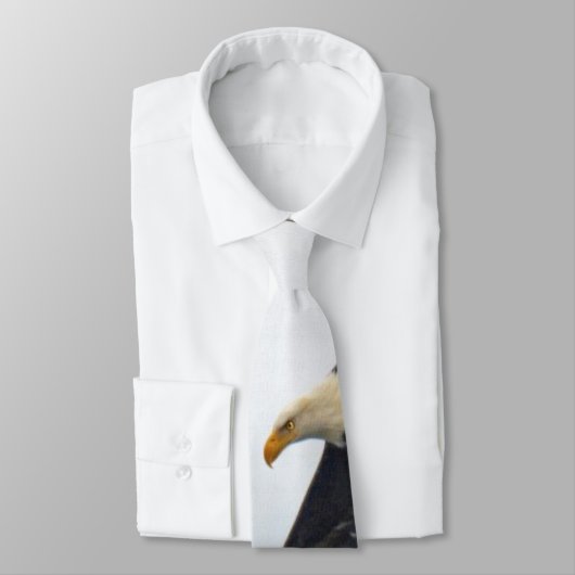 Foto van Soaring Bald Eagle Wildife Stropdas (Gebonden)