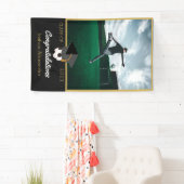 Foto van Soccer player gefeliciteerd afstuderen Spandoek (Insitu)