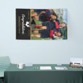 Foto van Soccer player gefeliciteerd afstuderen Spandoek (Beurs)