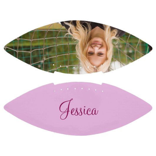 Foto van speciaal voor roze crèmes bestemde foto american football (Panelen)