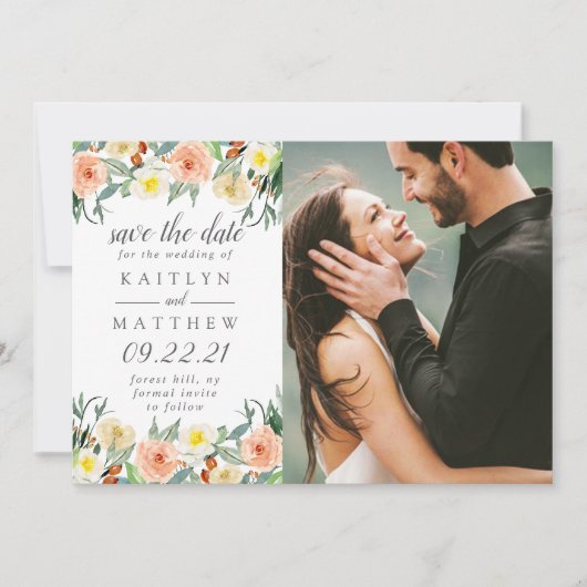 Foto van Spring Blossom Wedding Save the Date (Voorkant)