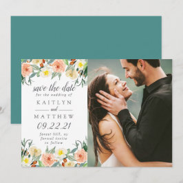 Foto van Spring Blossom Wedding Save the Date