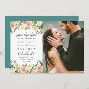 Foto van Spring Blossom Wedding Save the Date