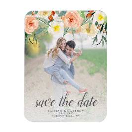 Foto van Spring Blossom Wedding Save the Date Magneet