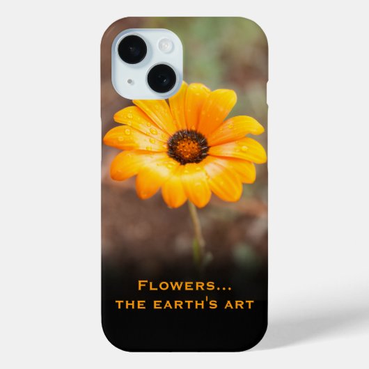 Foto van Spring Flash African Daisy Close Up Custo Case-Mate iPhone Case (Achterkant)