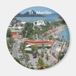 Foto van St. Martin en Marigot Bay Magneet
