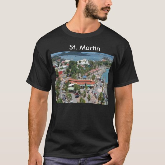 Foto van St. Martin en Marigot Bay T-shirt (Voorkant)