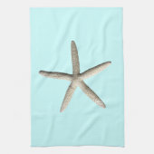 Foto van Starfish strand Theedoek (Verticaal)