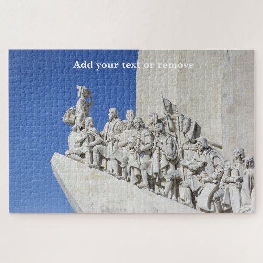 Foto van "Statue of Explorers", Lissabon, Portugal Legpuzzel (Horizontaal)
