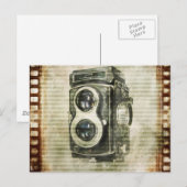 foto van steampunk  camera fotografie briefkaart (Voorkant / Achterkant)