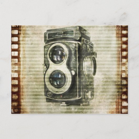 foto van steampunk  camera fotografie briefkaart (Voorkant)