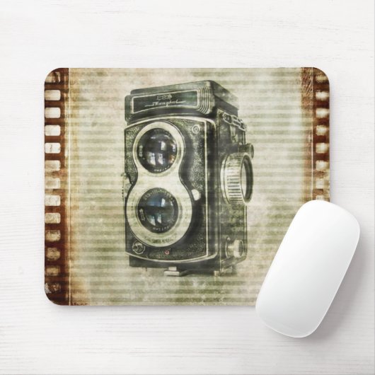 foto van steampunk  camera fotografie muismat (Met muis)