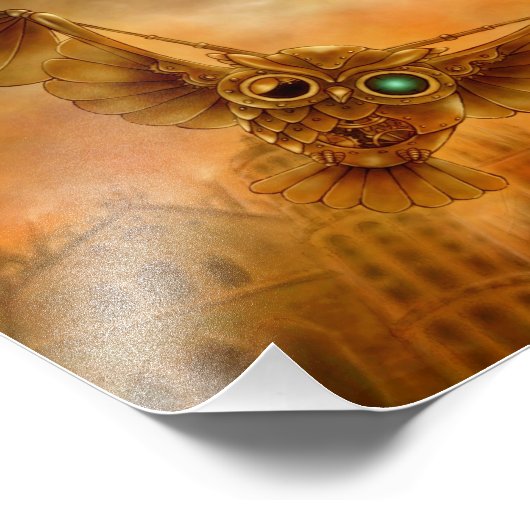 Foto van Steampunk Fantasy Foto Afdruk (Hoek)