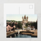  foto van Stockholm, Zweedse cityscape; Briefkaart (Voorkant / Achterkant)