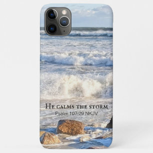 Foto van Stormy Zee Hij calms de Bijbelverse van h Case-Mate iPhone Case
