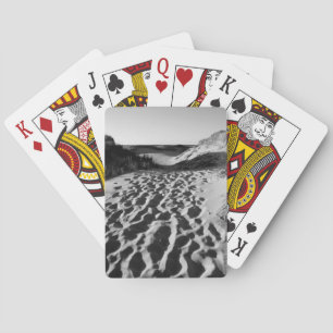 foto van strand speelkaarten