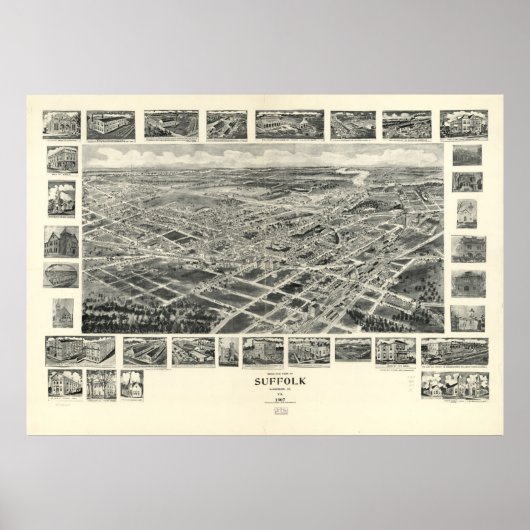 foto van Suffolk VA (1907) Poster (Voorkant)