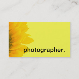 Foto van Sunflower Yellow Macro Floral   Fotograaf Visitekaartje