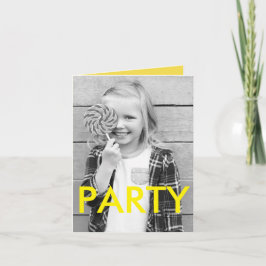Foto van Sunny Fun Minimal Modern Kind Birthday