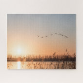 Foto van Sunrise Natuur Legpuzzel (Horizontaal)