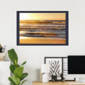 Foto van Sunrise Ocean Poster (Thuiskantoor)