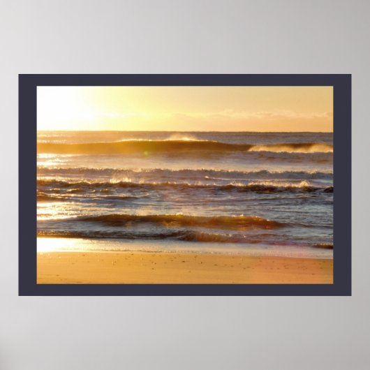 Foto van Sunrise Ocean Poster (Voorkant)