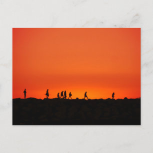 Foto van Sunset Landscape Fine Art Briefkaart