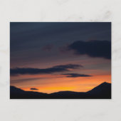 Foto van Sunset Mountain Briefkaart (Voorkant)