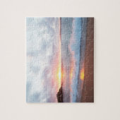 Foto van Sunset Ocean Waves Monterey California Legpuzzel (Verticaal)