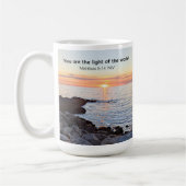 Foto van Sunset on Ocean Bible Verse Name Koffiemok (Links)