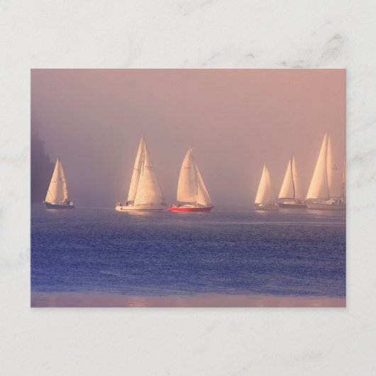 Foto van Sunset Sailships Briefkaart (Voorkant)