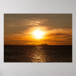 Foto van Sunset Seascape Poster