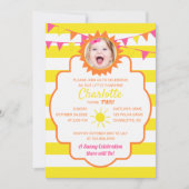 Foto van Sunshine Birthday Party Kaart (Voorkant)