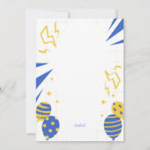 Foto van Super Birthday Party  Kaart (Achterkant)