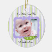 Foto van Sweet Baby Pea Keramisch Ornament (Links)