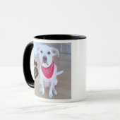 Foto van Sweet Dog met Beste Moeder Paw Moederdag Mok (Voorkant links)