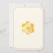 Foto van Sweet Little Bee Baby Aankondiging van ge (Achterkant)