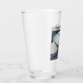 Foto van Sweet White Dog met Daddy Vaderdag Glas (Rechts)