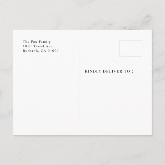 Foto van Taco Hartelijk dank Briefkaart aankondigi (Achterkant)