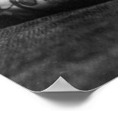  foto van Tattooed Lady B&W Poster (Hoek)