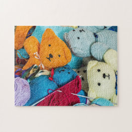 Foto van teddy's legpuzzel