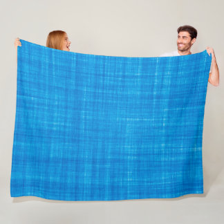 Foto van textiel Blue Fabric Fleece Deken