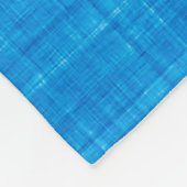 Foto van textiel Blue Fabric Fleece Deken (Hoek)